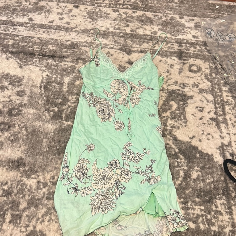 Lace baby doll dress